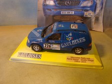 1/43 MERCEDES 4X4  GAULOISE RALLYE RAID PARIS DAKAR 2003  BOITE VITRINE TRANSFO