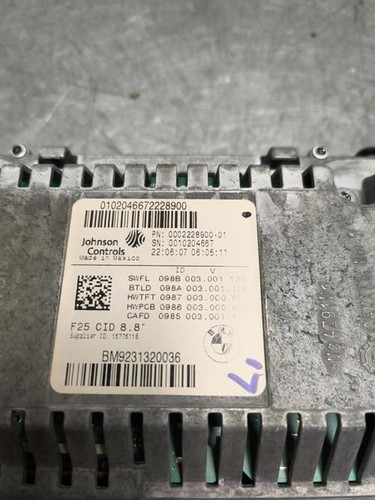 Ecran gps bmw f25 phase - f25, 1