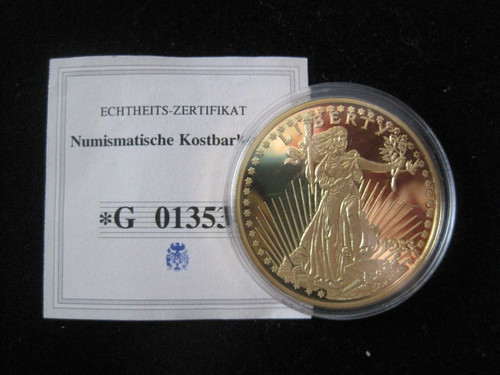 Médaille usa aigle or - usa, "aigle