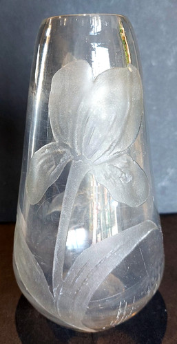 Rare vase legras - legras, montjoye