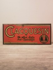 Plaque Tole Publicitaire Clacquesin 