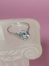 Bague Ancienne Or 18 Carats Diamant De 0.20cts