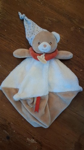 Doudou plat ours - , beige