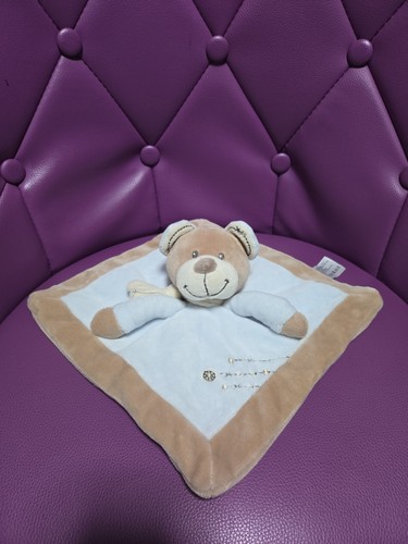 Doudou plat mouchoir ours - doudou,