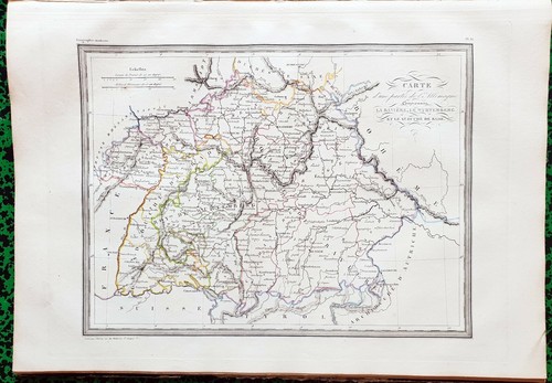 Bavière superbe carte - la,