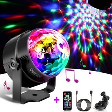  Lampe Scene 7 Couleurs Jeu Lumiere Boule A Facettes Telecommande Cable Usb Fete
