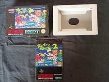 Boite et notice version NOE Pocky & Rocky 2 Super Nintendo  NO GAME 