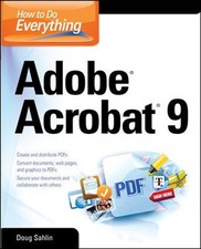 Adobe Acrobat 9 Broché Doug