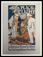 Eugène GRASSET : A la place de Clichy Maîtres de l'Affiche, litho originale 1896