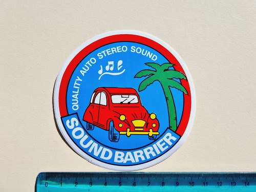 Autocollant sound barrier - sound,