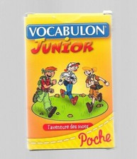 Jeu de 33 cartes VOCABULON JUNIOR l'aventure des mots - poche