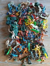 Gros lot de figurines et soldats vintage Starlux, Guilbert, Clairet  et autres.