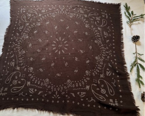 Grand bandana marron - grand, Écharpe
