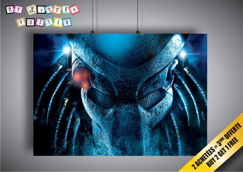 Poster predator face mask - poster,