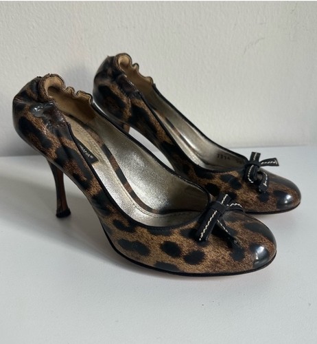 Dolce gabbana animal print bow - dolce&gabbana,