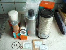 Service Wartungsatz Ensemble Filtres à Huile Carburant Kubota KX61-3 71-3 91-3