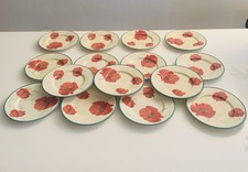 15 Assiettes À Dessert Luneville / St Clément Collection coquelicot ??