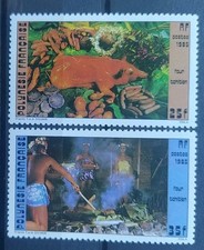 2 TIMBRES POLYNÉSIE