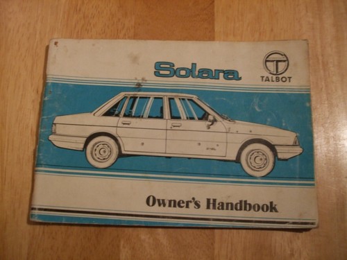 Talbot solara 1980 original - solara,