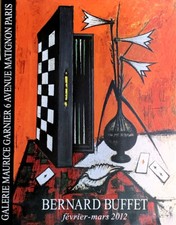 BERNARD BUFFET   AFFICHE GALERIE MAURICE GARNIER
