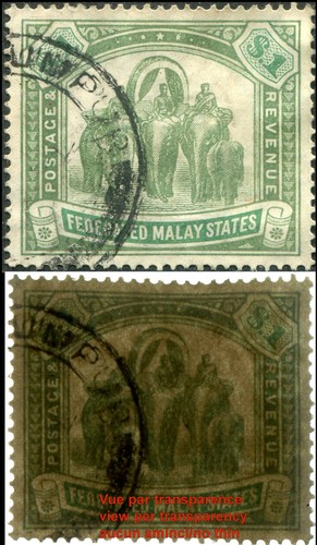 Malaisie malaya green - 1$, &