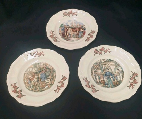 Assiettes anciennes faience - 3,