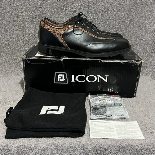 Footjoy icon black leather - footjoy,