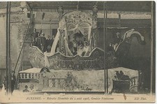 CARTE POSTALE / AUXERRE RETRAITE ILLUMINEE 1908 GONDOLE VENITIENNE