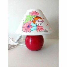 LAMPE DE CHEVET FILLE FEE COQUELICOT E140