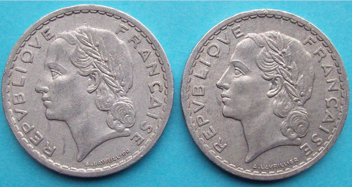 Pièces monnaie 5 - 2, de