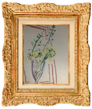 CLAUDE BONIN-PISSARRO (1921-2021) BELLE NATURE MORTE BOUQUET DE FLEURS (167)