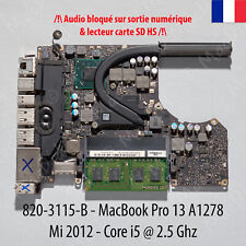 Avec défauts - Carte Mère 820-3115-B Macbook Pro 13 A1278 i5 2,5GHz Mi 2012