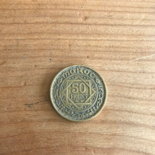 Pièce monnaie n114 maroc - pièce, de