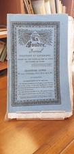 Foudre journal des - foudre,,