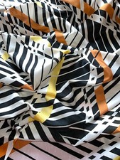 Tissu vintage années 1960 soie sauvage   larg 150 cm x H 225  cm réf C397