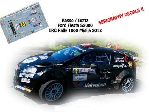 Decals ford fiesta - decals, 1/43