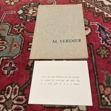 Maurice Verdier Catalogue