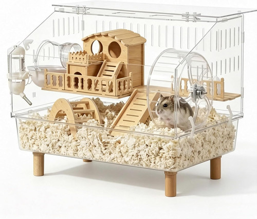 Clear acrylic dwarf hamster - clear,