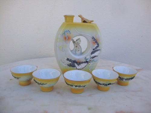 Service saké porcelaine - à,
