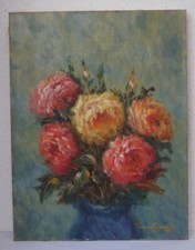 Huile sur toile représentant