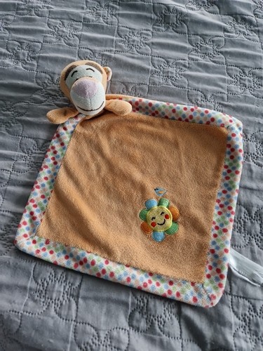 Doudou plat tigrou orange - plat,