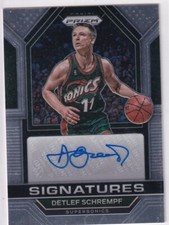 Panini 2022-23 Prizm , NBA Basketball Numéro Sig-Dls Detlef Schrempf Auto
