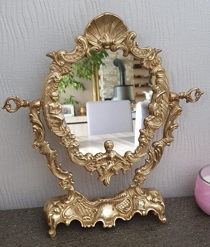 Ancien miroir table psyché - ancien,