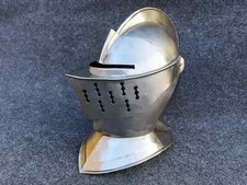 Déguisement d'armure de casque en acier européen médiéval et cosplay cadeau u...