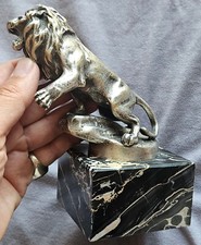 Mascotte bronze argenté "