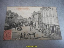 CPA SAINT GIRONS PLACE ET RUE DE VILLEFRANCHE ARIEGE N773