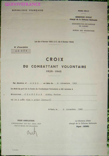 Dipl449 diplome croix - -,