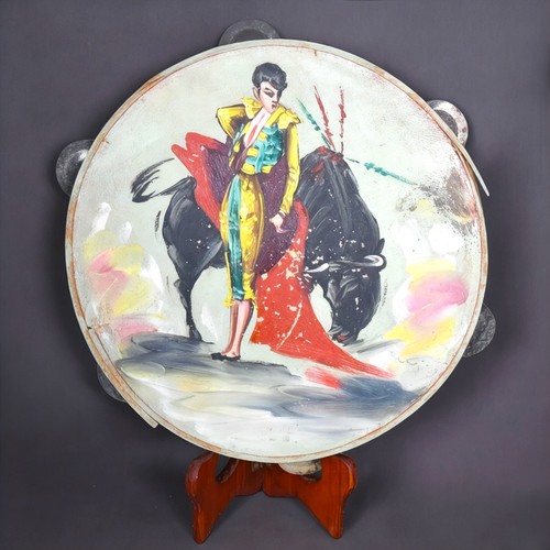 Tambourin cymbales vintage - tambourin,