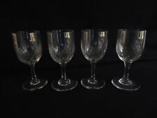 4 ANCIENS VERRES A APERITIF EN
