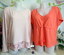 Lot vêtements occasion femme : Pulls " Bonobo - Cache cache " - T : 38 / 40 / M